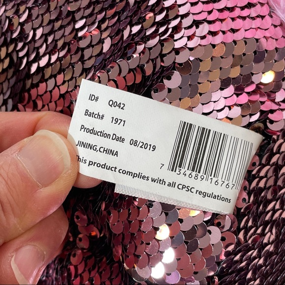 Squishmallow Unicorn Pig Sequins Reversible 12" Pink Plush Toy Animal - Picture 7 of 12